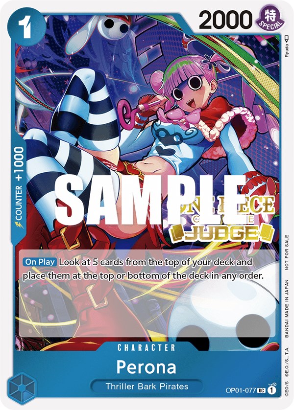 Perona (Judge Pack Vol. 2) [One Piece Promotion Cards] | Mindsight Gaming