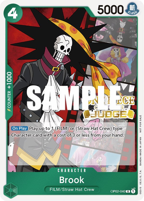 Brook (Judge Pack Vol. 2) [One Piece Promotion Cards] | Mindsight Gaming