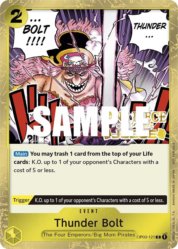 Thunder Bolt (Judge Pack Vol. 2) [One Piece Promotion Cards] | Mindsight Gaming