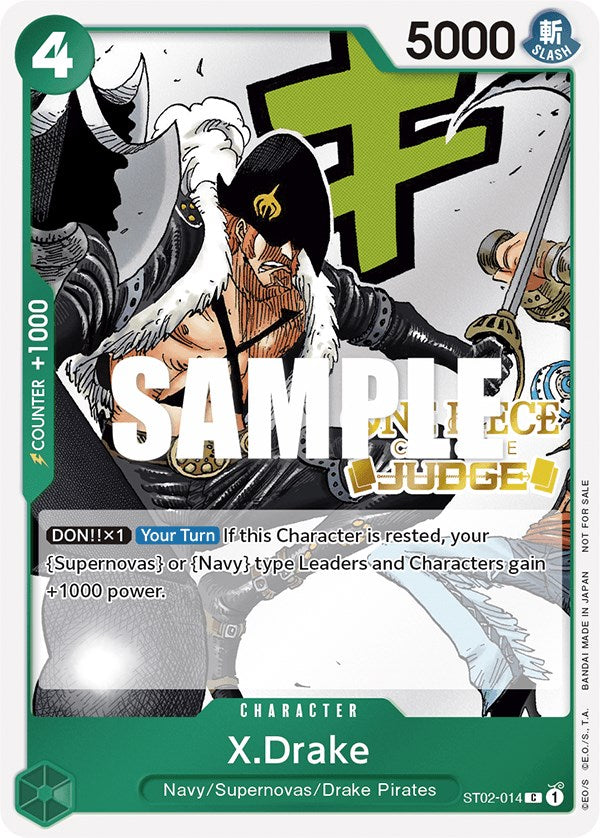 X.Drake (Judge Pack Vol. 2) [One Piece Promotion Cards] | Mindsight Gaming