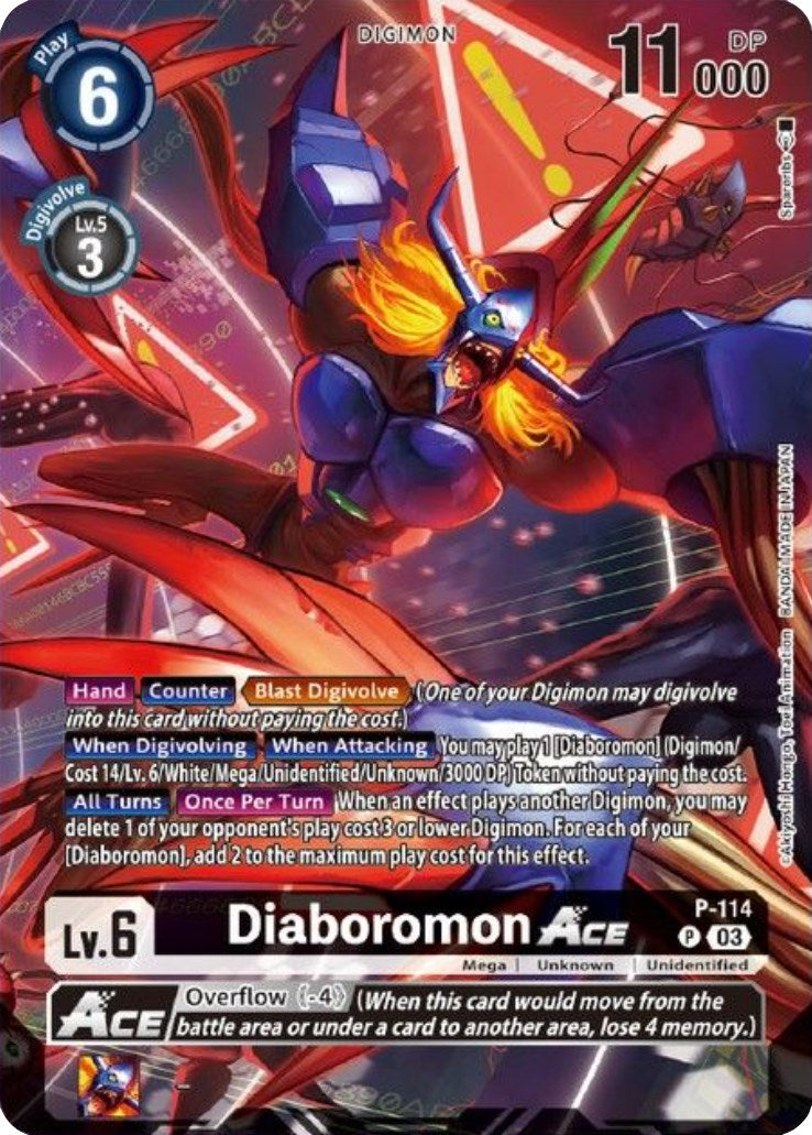 Diaboromon Ace [P-114] (Tamer Goods Set Diaboromon) [Promotional Cards] | Mindsight Gaming