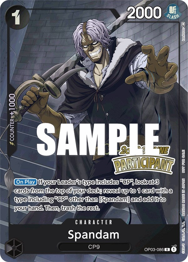 Spandam (Offline Regional 2023) [Participant] [One Piece Promotion Cards] | Mindsight Gaming