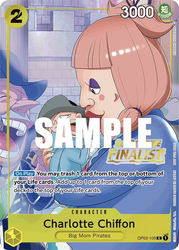 Charlotte Chiffon (Offline Regional 2023) [Finalist] [One Piece Promotion Cards] | Mindsight Gaming