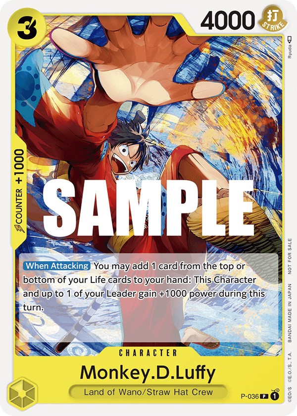 Monkey.D.Luffy (Pre-Release Tournament) [One Piece Promotion Cards] | Mindsight Gaming