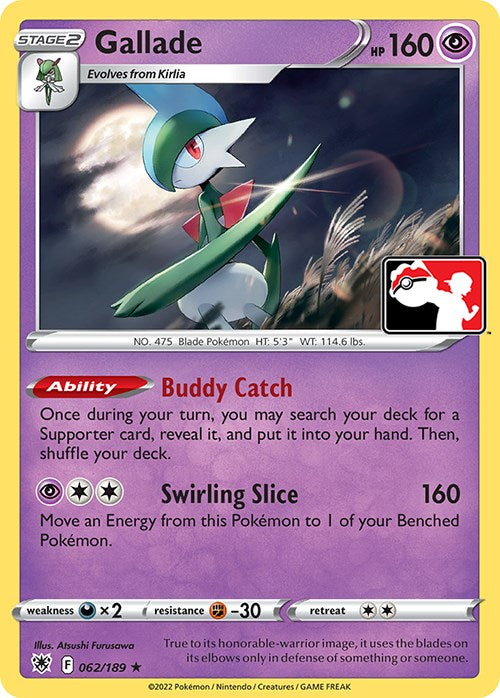 Gallade (062/189) [Prize Pack Series Three] | Mindsight Gaming