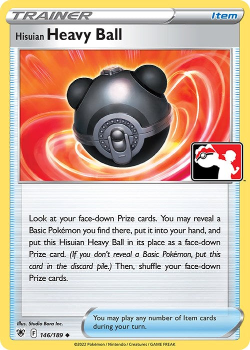 Hisuian Heavy Ball (146/189) [Prize Pack Series Three] | Mindsight Gaming