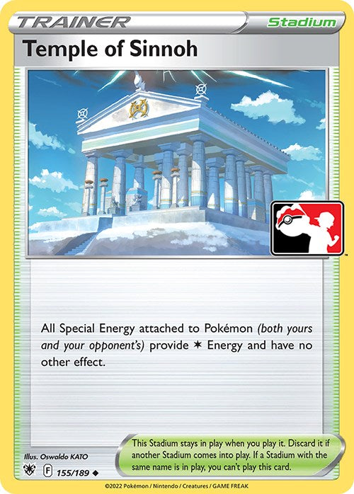 Temple of Sinnoh (155/189) [Prize Pack Series Three] | Mindsight Gaming