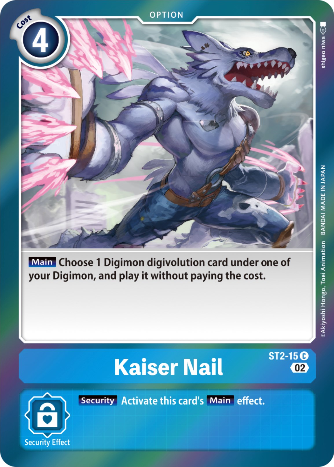 Kaiser Nail [ST2-15] [Resurgence Booster] | Mindsight Gaming