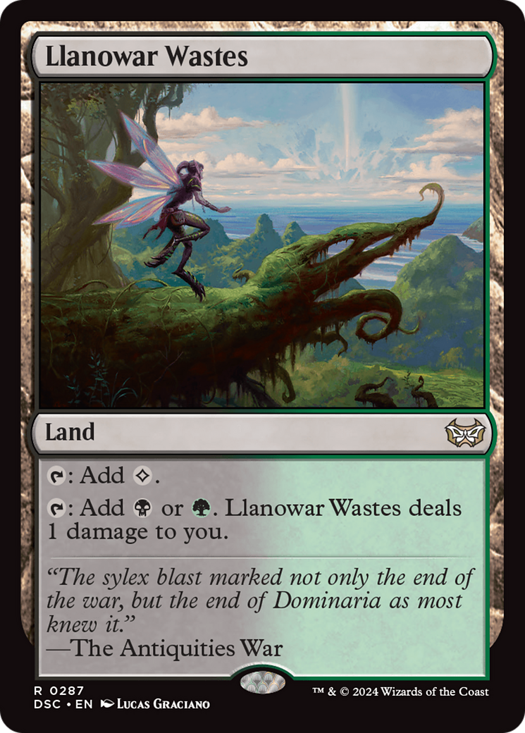 Llanowar Wastes [Duskmourn: House of Horror Commander] | Mindsight Gaming