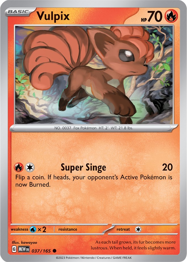 Vulpix (037/165) [Scarlet & Violet 151] | Mindsight Gaming