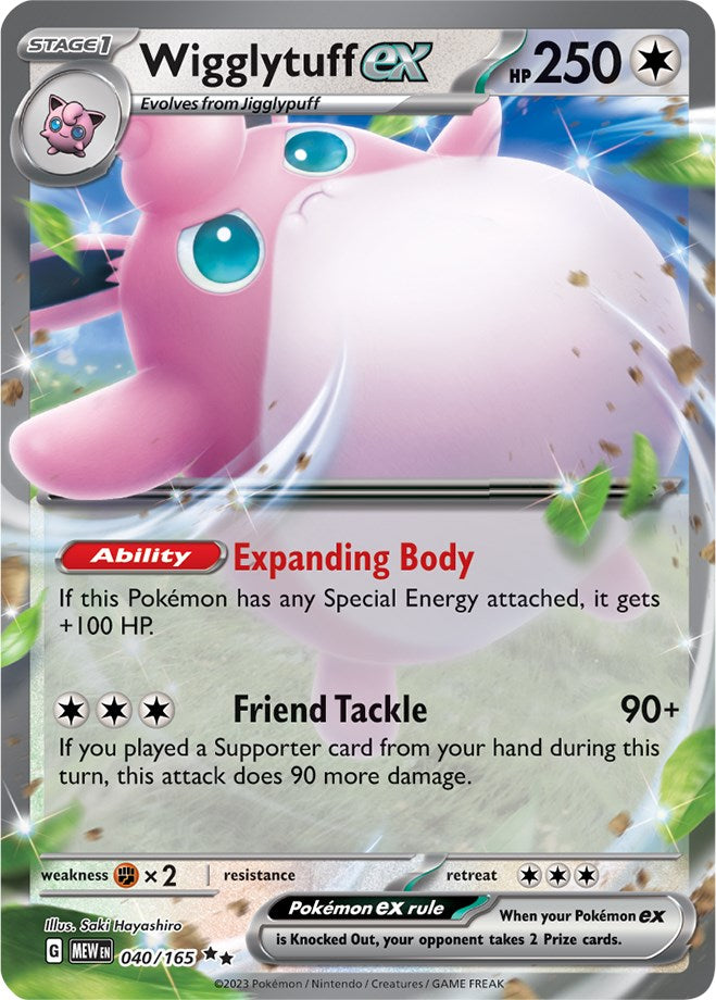 Wigglytuff ex (040/165) [Scarlet & Violet: 151] | Mindsight Gaming