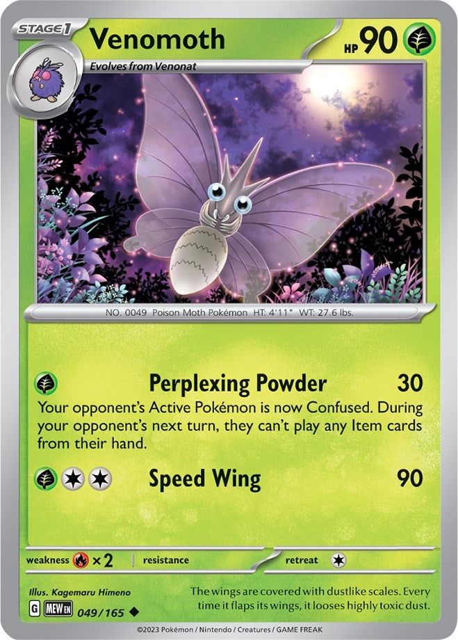 Venomoth (049/165) [Scarlet & Violet 151] | Mindsight Gaming