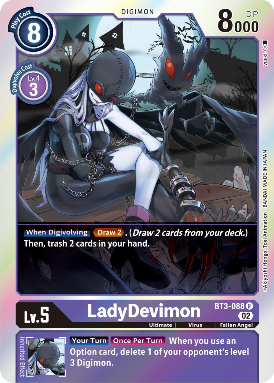 LadyDevimon [BT3-088] (Resurgence Booster Reprint) [Resurgence Booster] | Mindsight Gaming