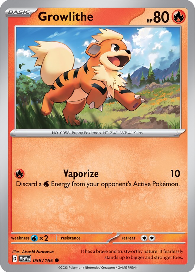 Growlithe (058/165) [Scarlet & Violet: 151] | Mindsight Gaming