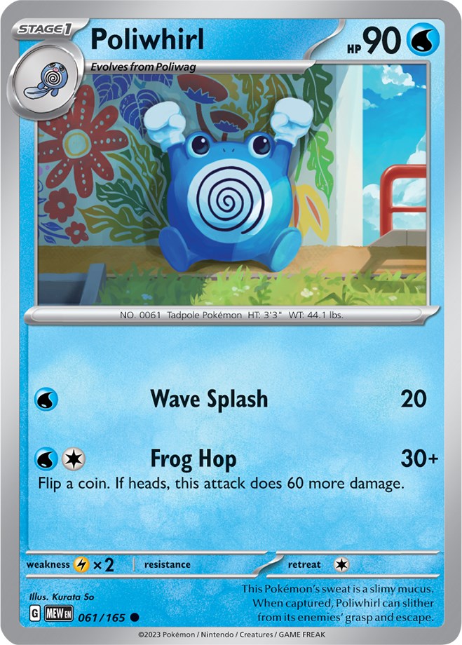 Poliwhirl (061/165) [Scarlet & Violet: 151] | Mindsight Gaming