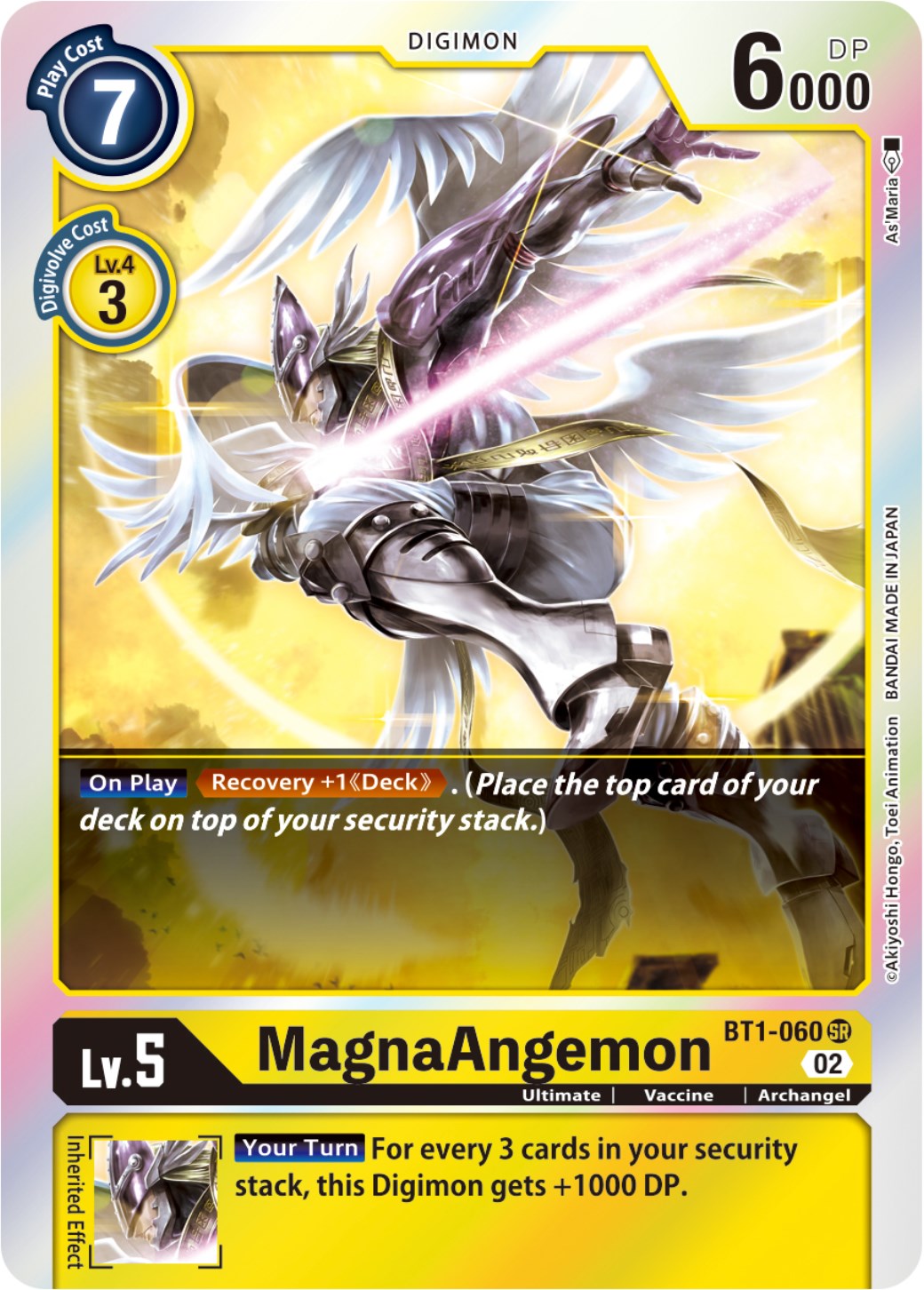 MagnaAngemon [BT1-060] (Resurgence Booster Reprint) [Resurgence Booster] | Mindsight Gaming