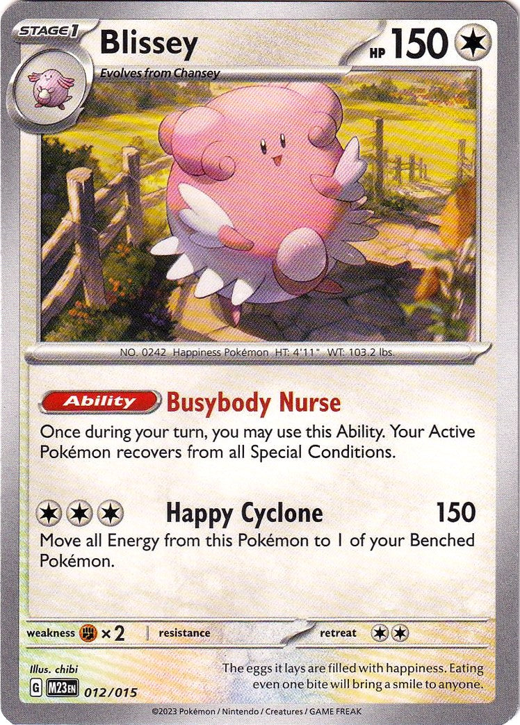 Blissey (012/015) [McDonald's Promos: 2023 Collection] | Mindsight Gaming