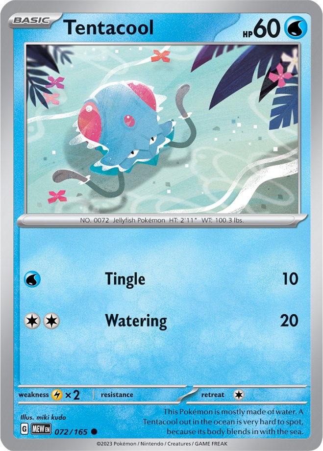 Tentacool (072/165) [Scarlet & Violet 151] | Mindsight Gaming