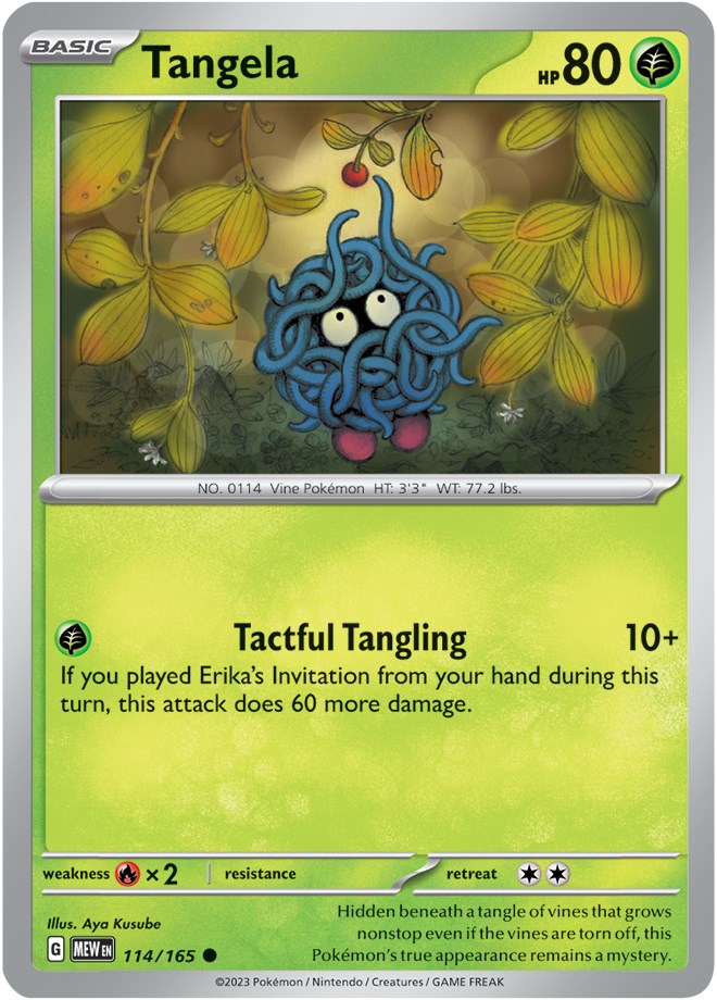 Tangela (114/165) [Scarlet & Violet 151] | Mindsight Gaming