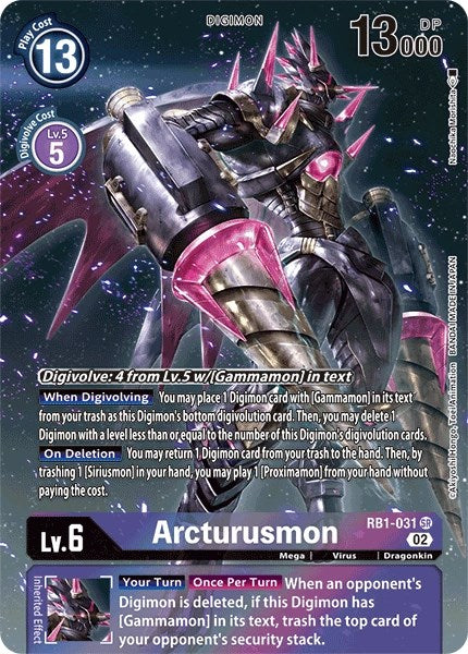Arcturusmon (Textured Alternate Art) [Resurgence Booster] | Mindsight Gaming