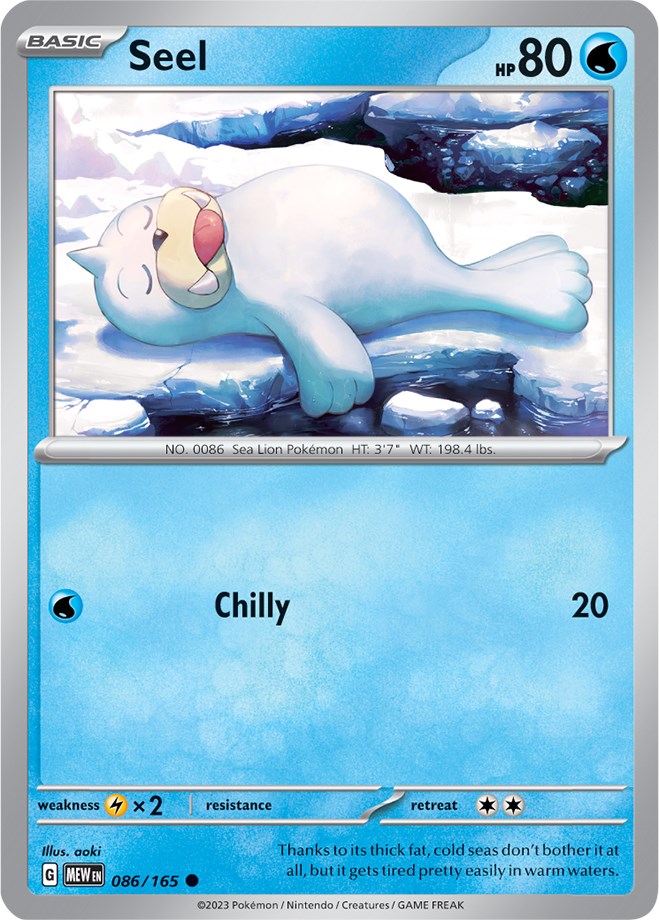 Seel (086/165) [Scarlet & Violet: 151] | Mindsight Gaming