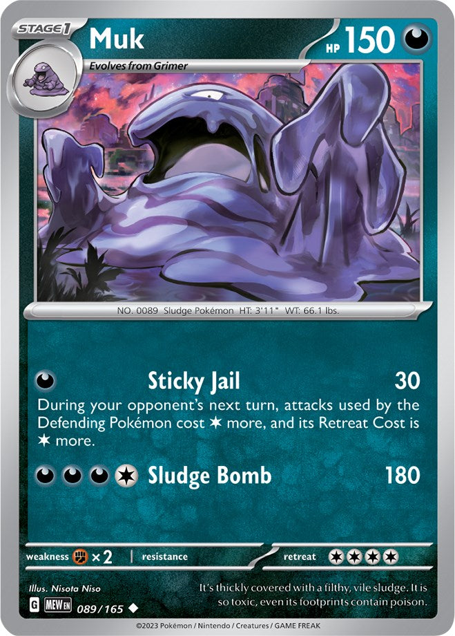 Muk (089/165) [Scarlet & Violet: 151] | Mindsight Gaming