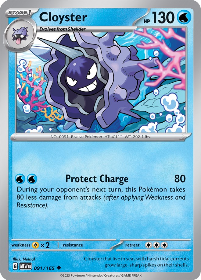 Cloyster (091/165) [Scarlet & Violet: 151] | Mindsight Gaming