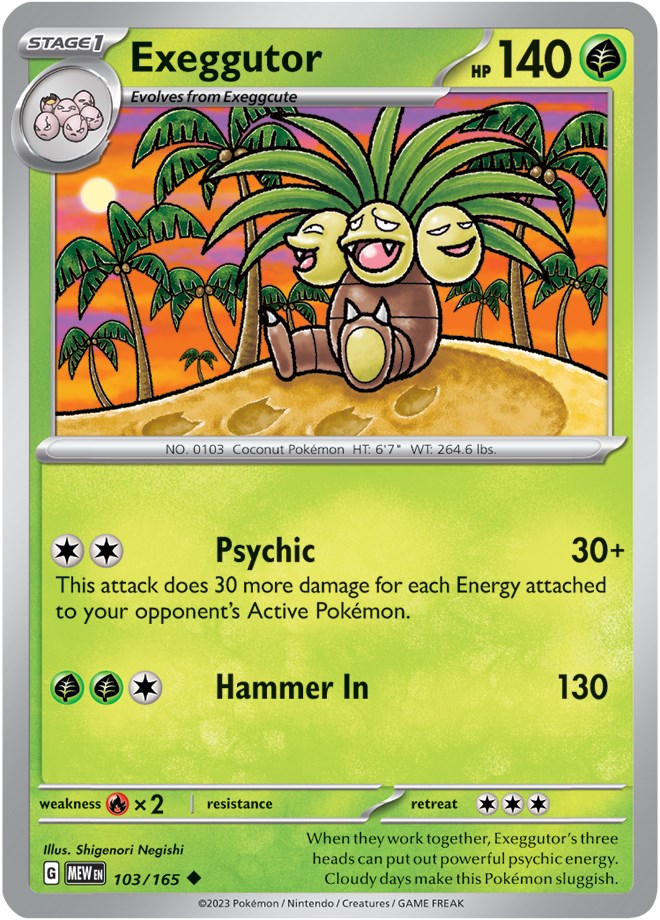 Exeggutor (103/165) [Scarlet & Violet: 151] | Mindsight Gaming