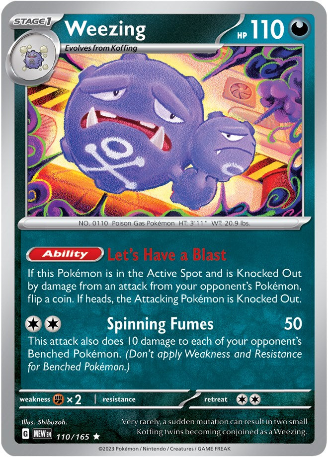 Weezing (110/165) [Scarlet & Violet 151] | Mindsight Gaming