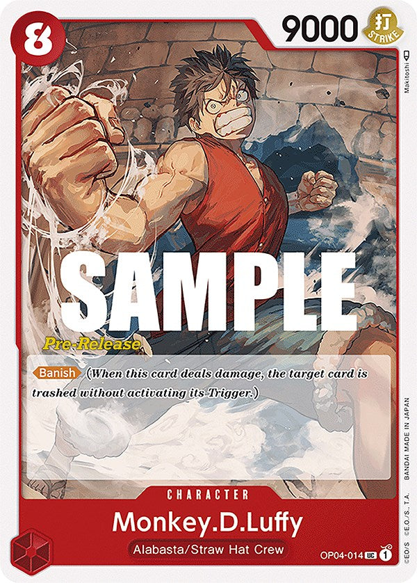 Monkey.D.Luffy [Kingdoms of Intrigue Pre-Release Cards] | Mindsight Gaming