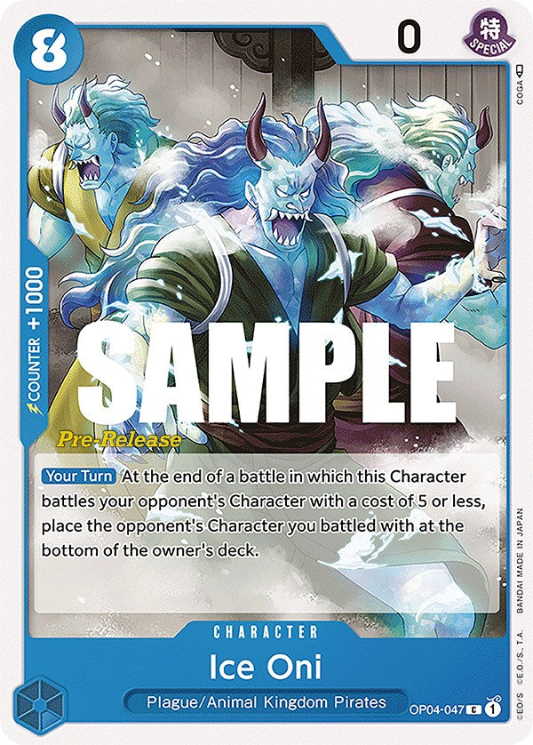 Ice Oni [Kingdoms of Intrigue Pre-Release Cards] | Mindsight Gaming