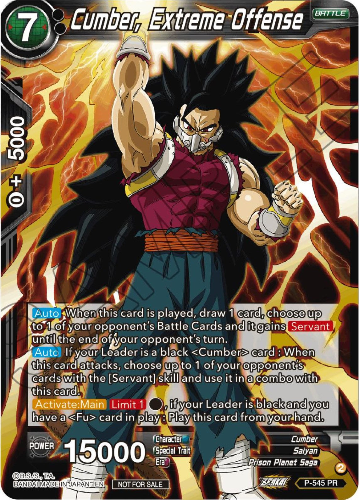 Cumber, Extreme Offense (Championship Selection Pack 2023 Vol.3) (P-545) [Tournament Promotion Cards] | Mindsight Gaming