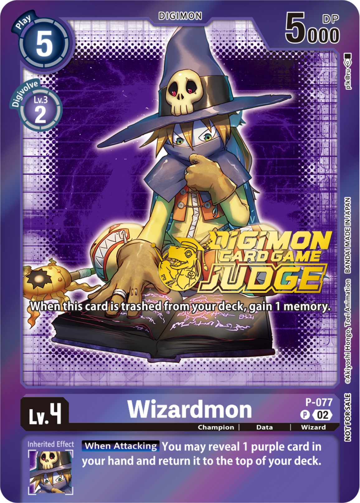 Wizardmon [P-077] (Judge Pack 4) [Promotional Cards] | Mindsight Gaming