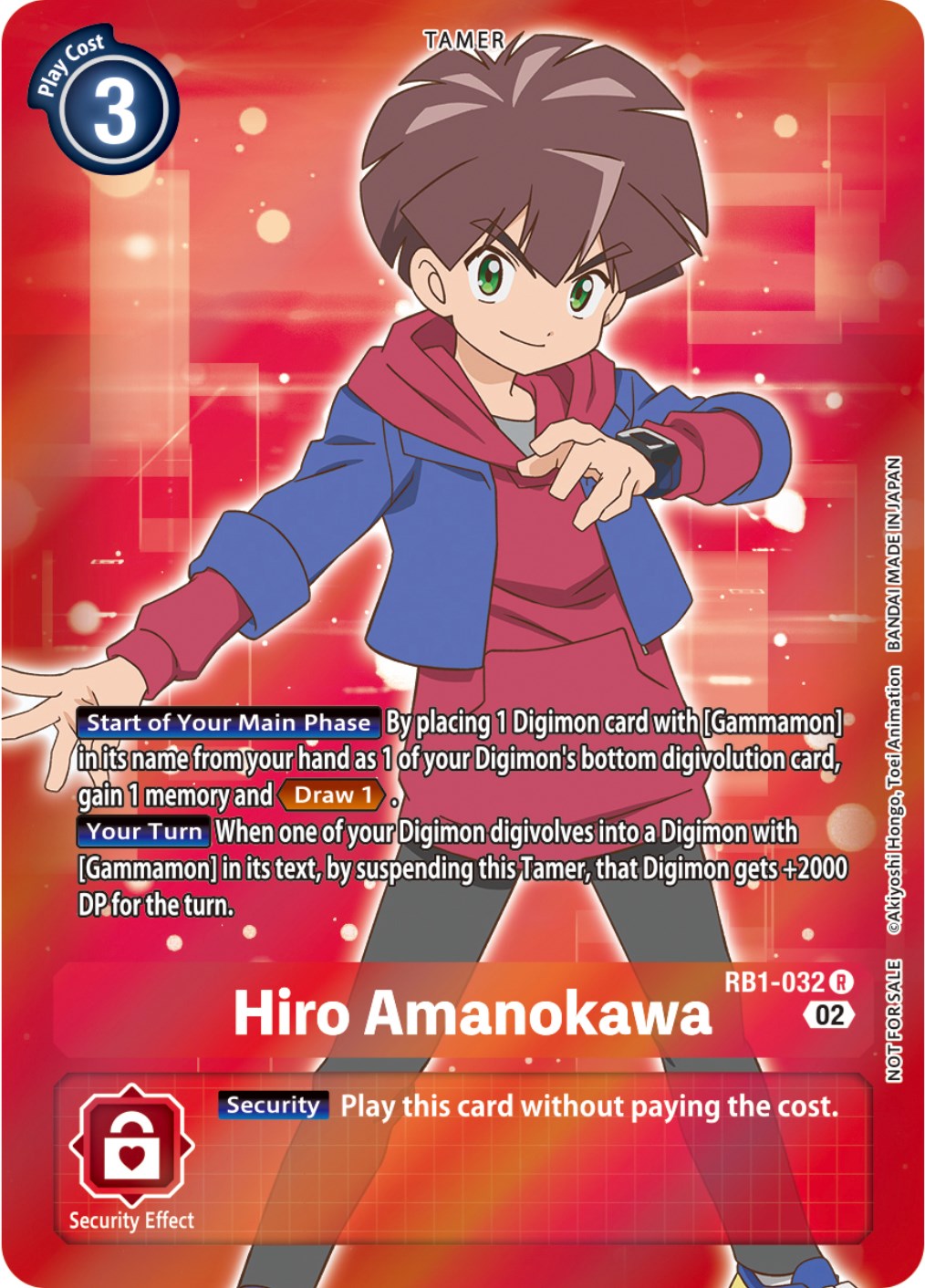 Hiro Amanokawa [RB1-032] (Box Topper) [Resurgence Booster] | Mindsight Gaming