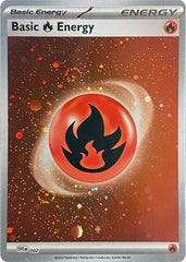 Basic Fire Energy (002) (Cosmos Holo) [Scarlet & Violet: Base Set] | Mindsight Gaming