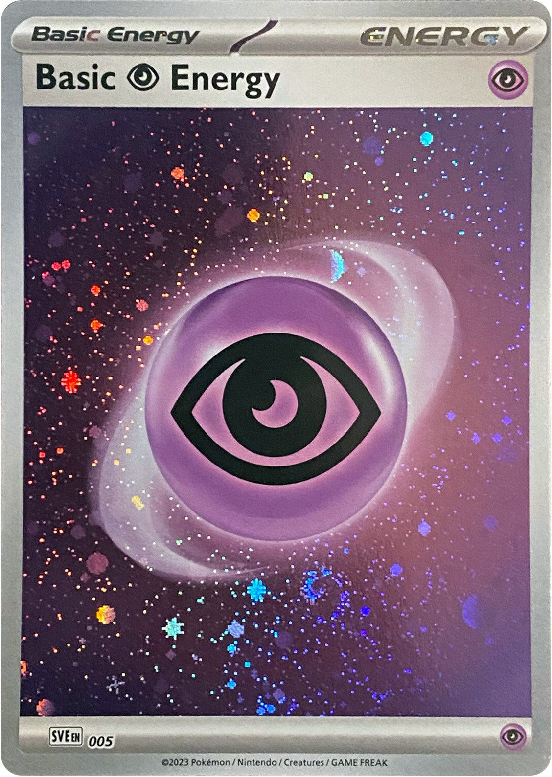 Basic Psychic Energy (005) (Cosmos Holo) [Scarlet & Violet: Base Set] | Mindsight Gaming