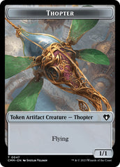 Thopter // Graveborn Double-Sided Token [Commander Masters Tokens] | Mindsight Gaming