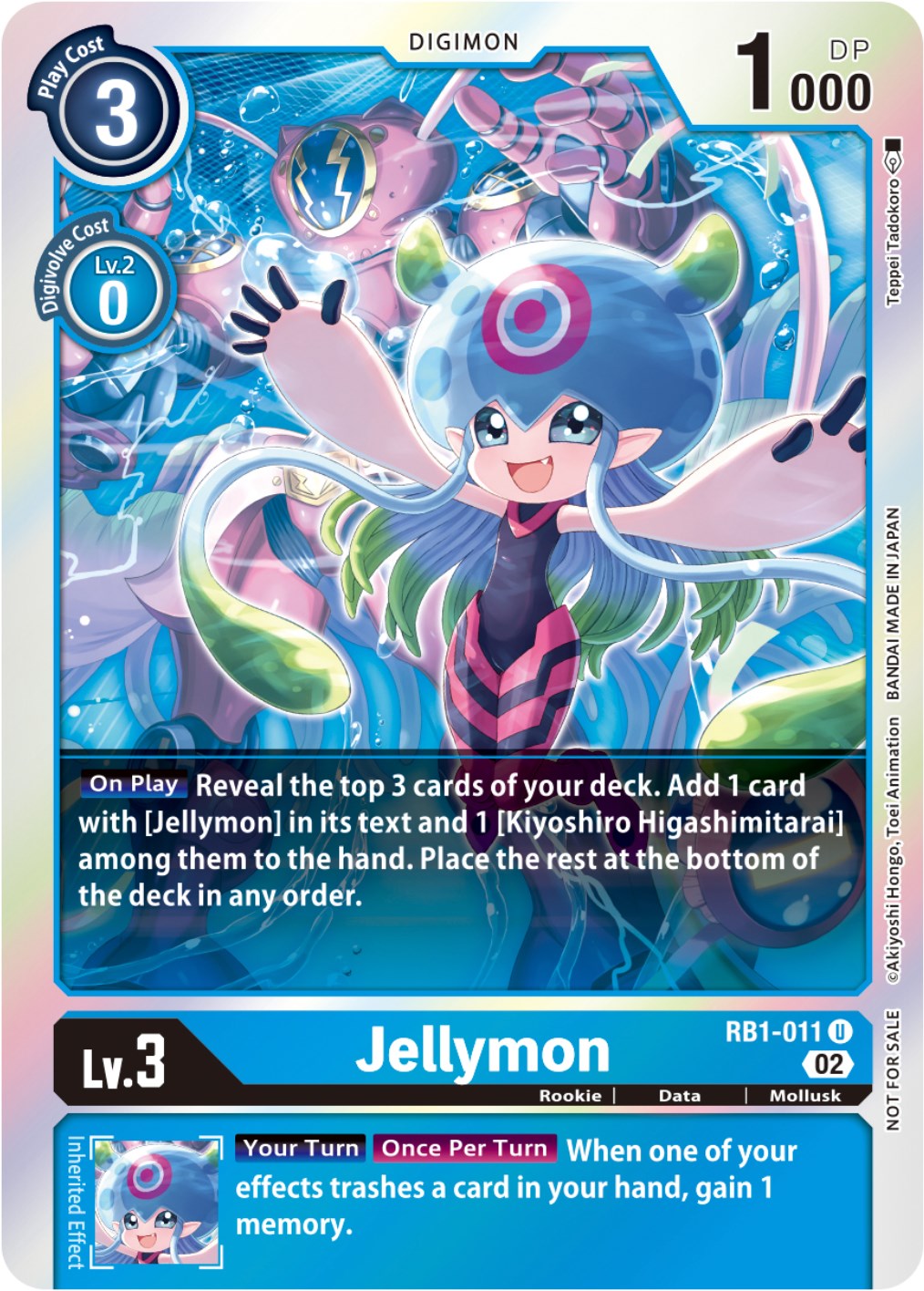 Jellymon [RB1-011] (Box Topper) [Resurgence Booster] | Mindsight Gaming