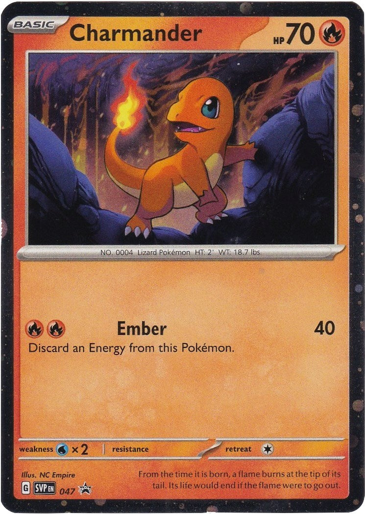 Charmander (047) (Cosmos Holo) [Scarlet & Violet: Black Star Promos] | Mindsight Gaming