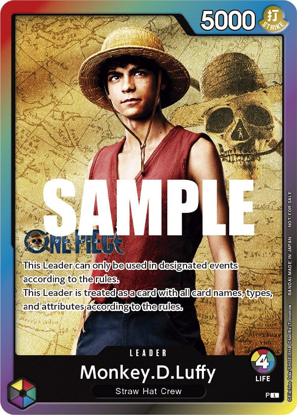 Monkey.D.Luffy (Leader Pack - Live Action) (Sealed Battle 2023 Vol. 1) [One Piece Promotion Cards] | Mindsight Gaming