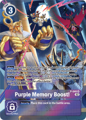 Purple Memory Boost! [P-040] (Digimon Adventure Box 2) [Promotional Cards] | Mindsight Gaming