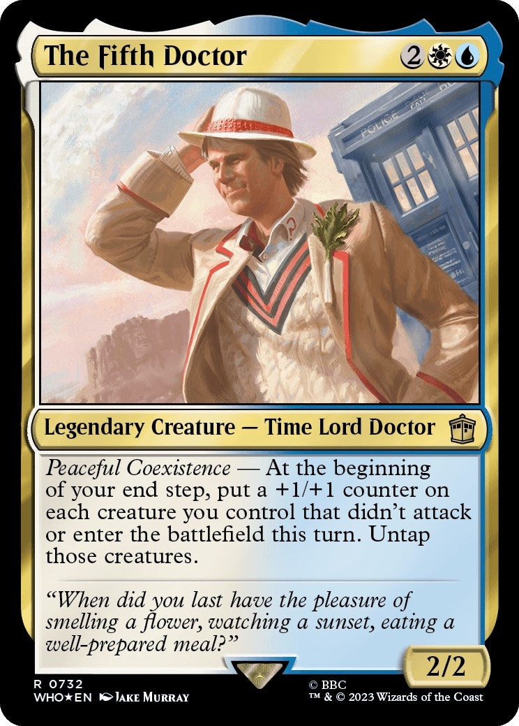 The Fifth Doctor (Surge Foil) [Doctor Who] | Mindsight Gaming