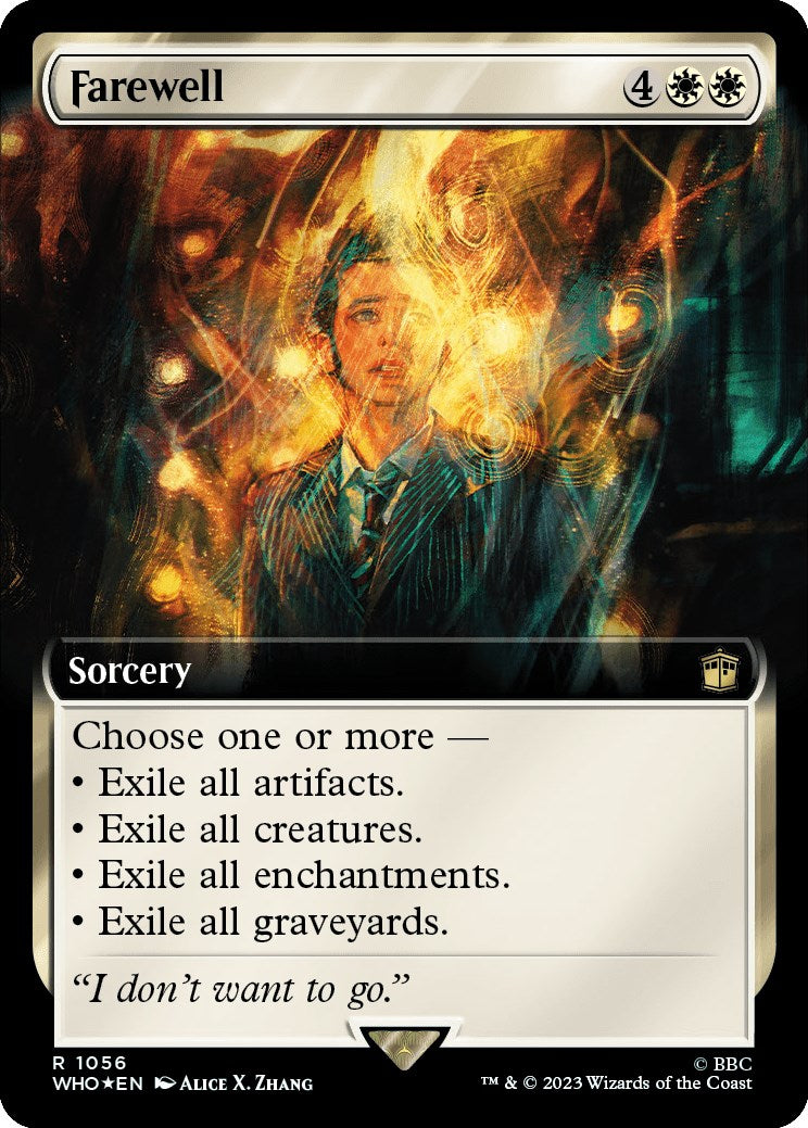 Farewell (Extended Art) (Surge Foil) [Doctor Who] | Mindsight Gaming