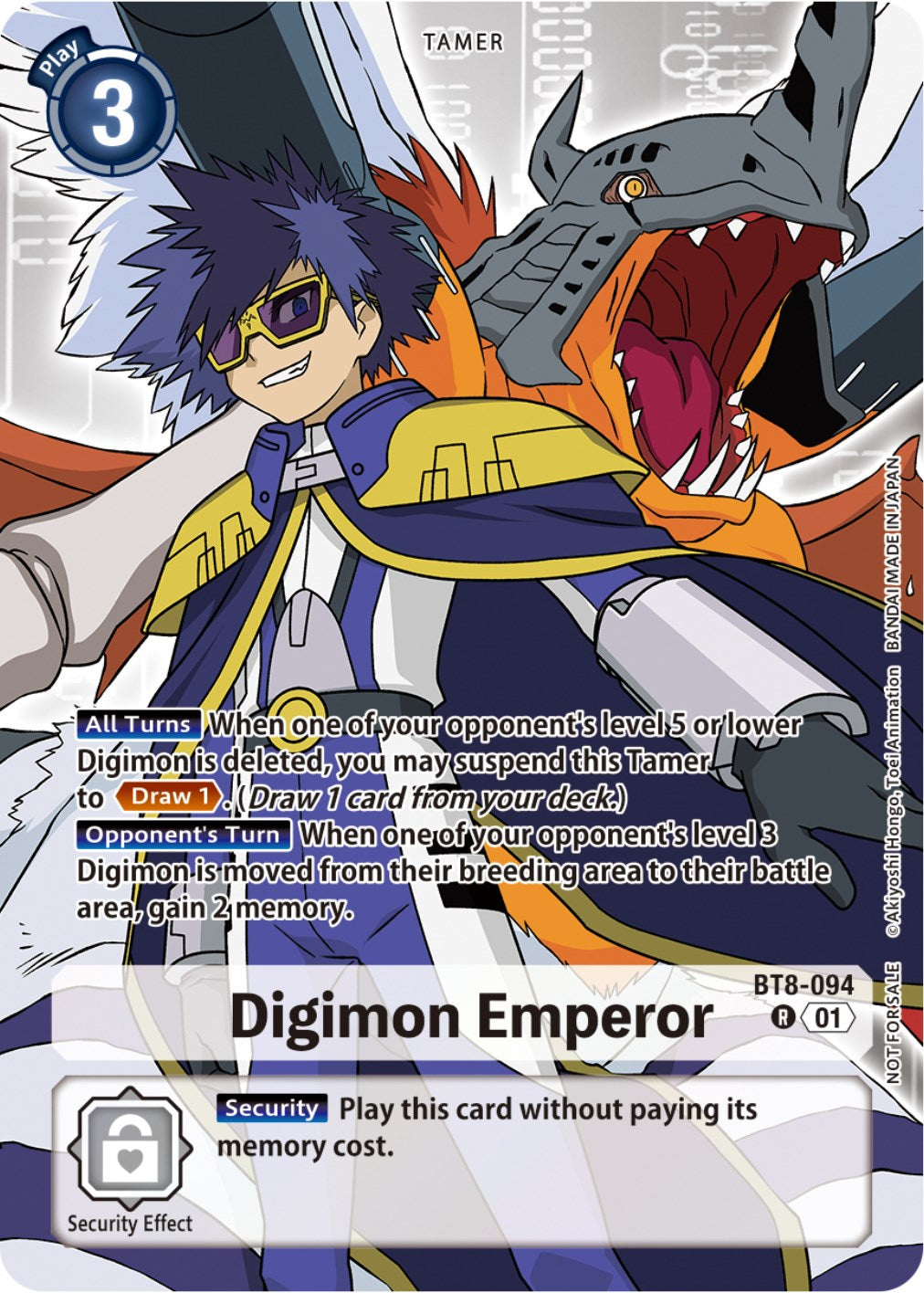 Digimon Emperor [BT8-094] (Tamer Party Pack -The Beginning-) [New Awakening] | Mindsight Gaming