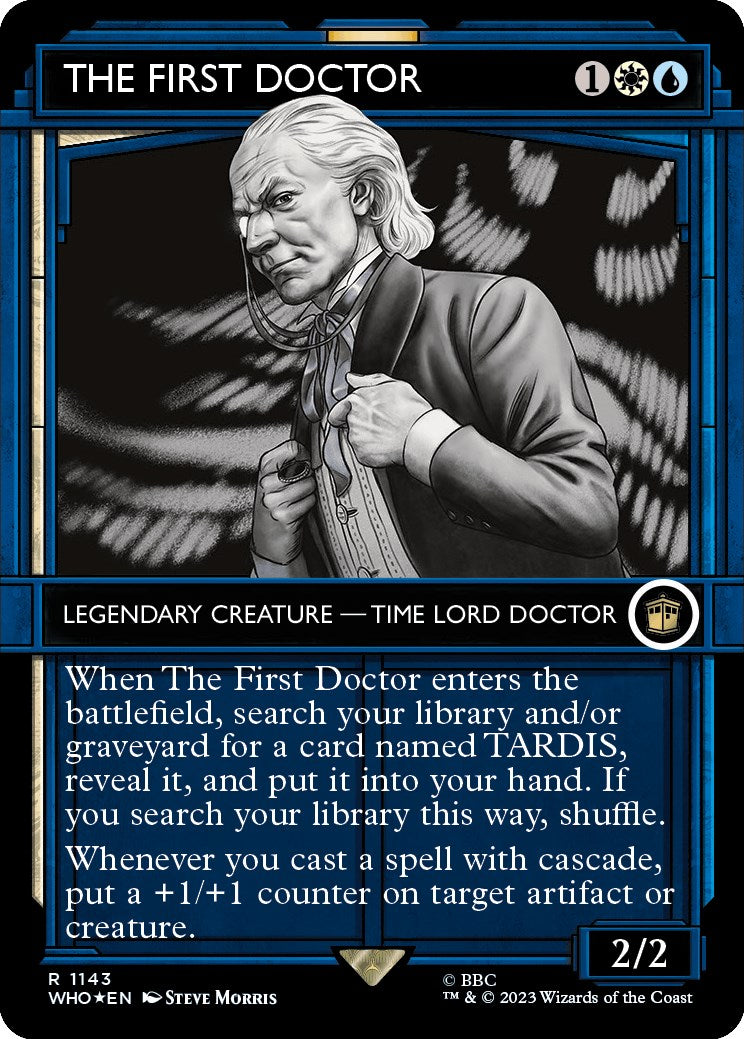 The First Doctor (Showcase) (Surge Foil) [Doctor Who] | Mindsight Gaming