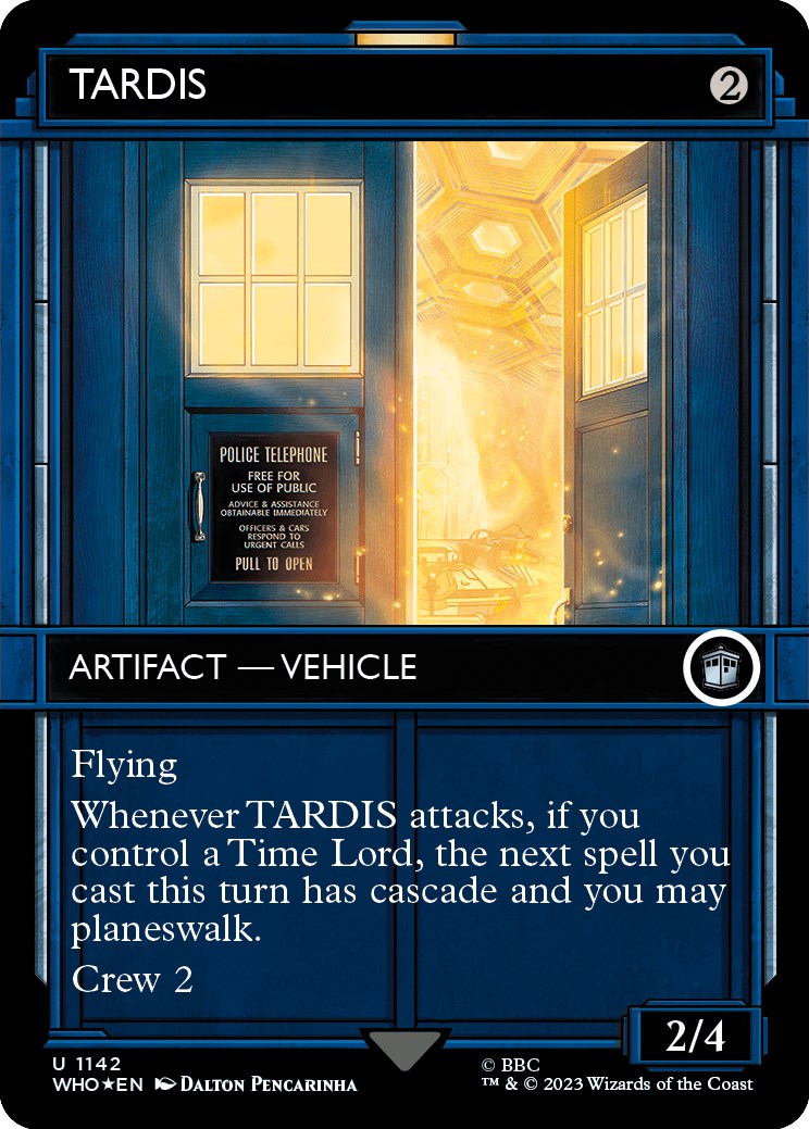 TARDIS (Showcase) (Surge Foil) [Doctor Who] | Mindsight Gaming