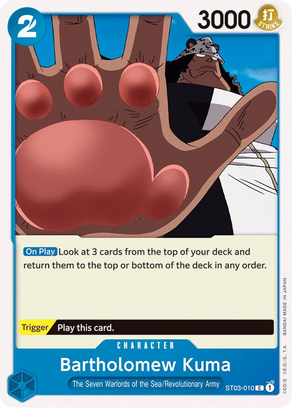 Bartholomew Kuma [Starter Deck: The Seven Warlords of The Sea] | Mindsight Gaming