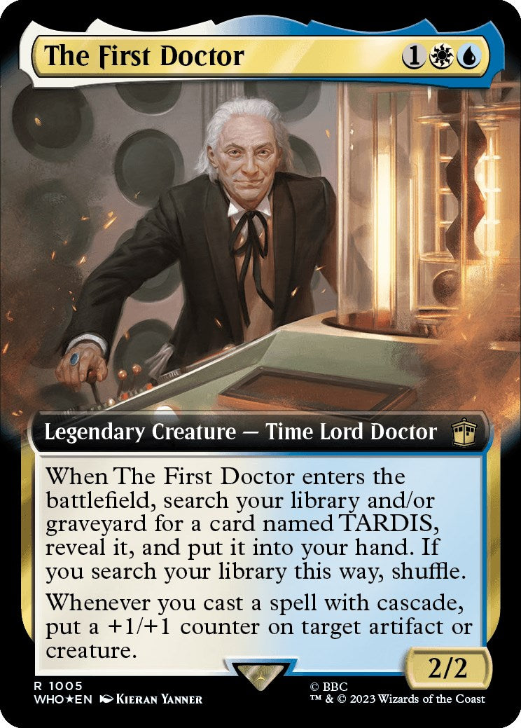 The First Doctor (Extended Art) (Surge Foil) [Doctor Who] | Mindsight Gaming