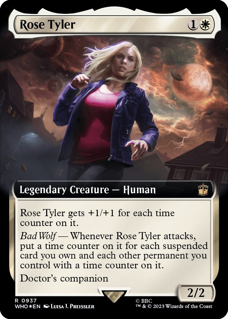 Rose Tyler (Extended Art) (Surge Foil) [Doctor Who] | Mindsight Gaming