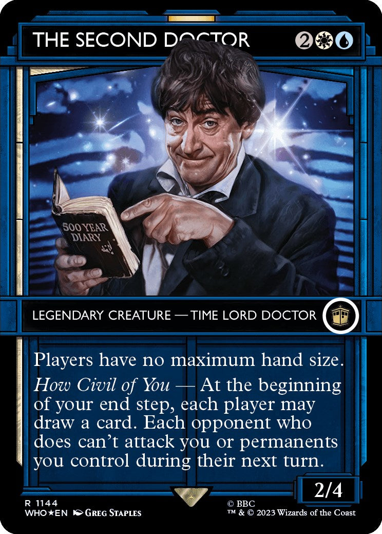 The Second Doctor (Showcase) (Surge Foil) [Doctor Who] | Mindsight Gaming